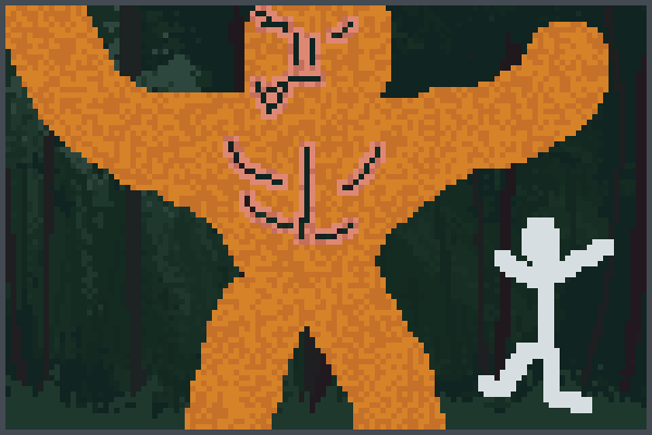  kill big foot Pixel Art