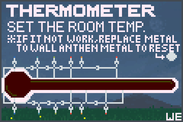 thermometer ya Pixel Art