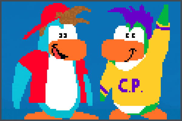 Me and C.P. Pixel Art