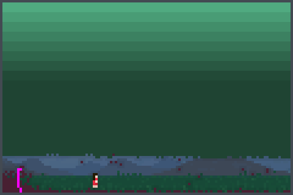 The Rain Is Bad Pixel Art