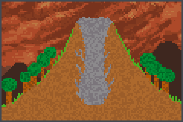 cool lava time Pixel Art