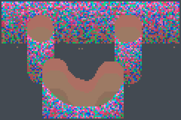 rosto na mutan Pixel Art