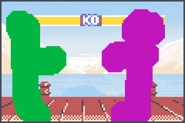 Preview Green vs Magent World