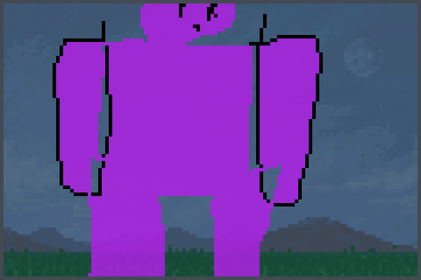 XD purple guy Pixel Art