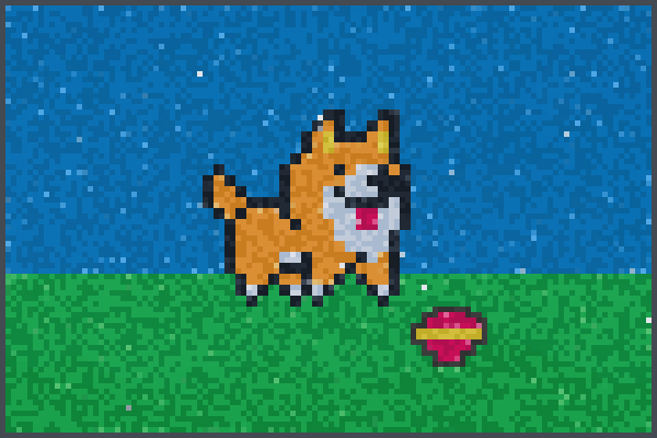 dog cute Pixel Art