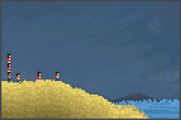 tsunami v1 Pixel Art