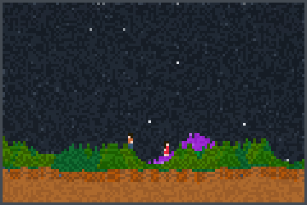 noche oscura 1 Pixel Art