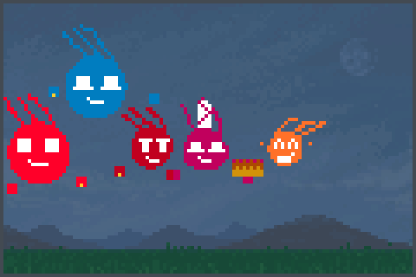 video birthday Pixel Art