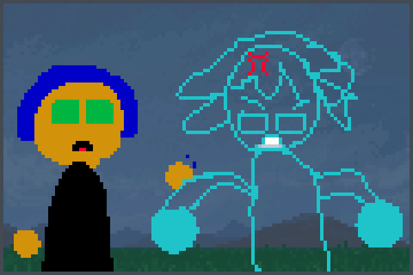 calm down jip.. Pixel Art