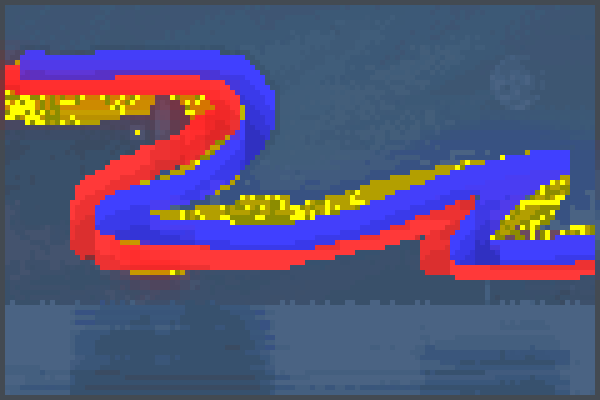 northern ligths Pixel Art