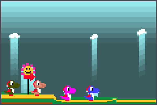 Yoshi WolAywmC4 Pixel Art