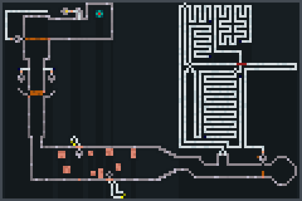 percurso. Pixel Art