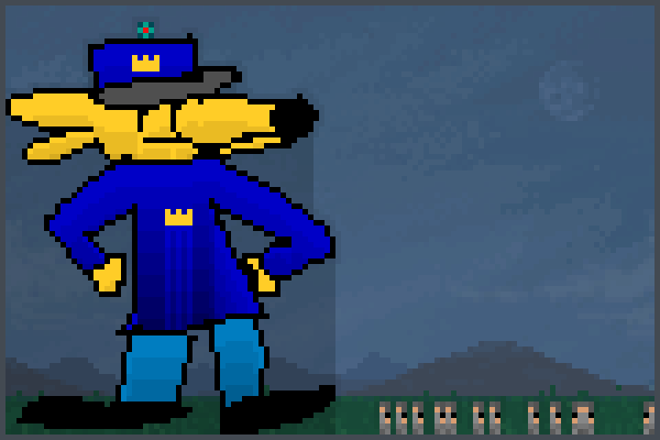 Dog Man Grunt Pixel Art