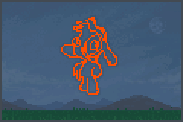 Fire Doki Art Pixel Art