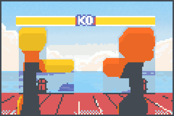 YellowvsOrangTa Pixel Art