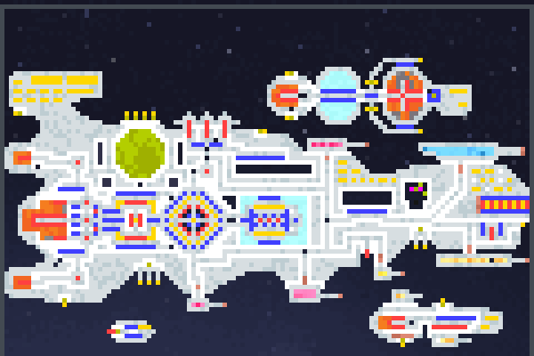 <>SpaceshiP<> Pixel Art