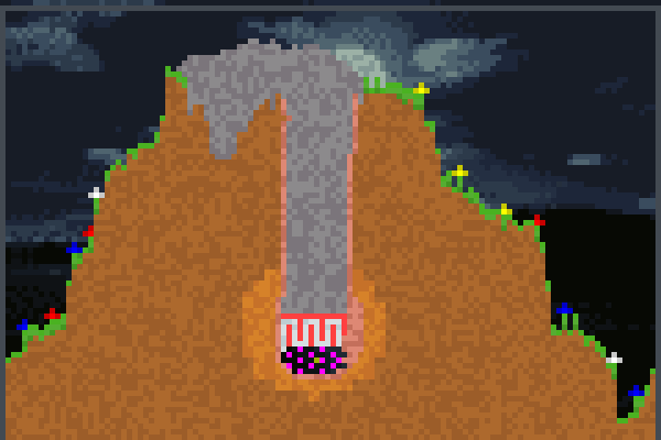 vulcano flo Pixel Art