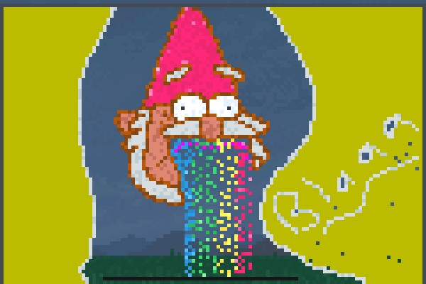 puking gnome XD Pixel Art