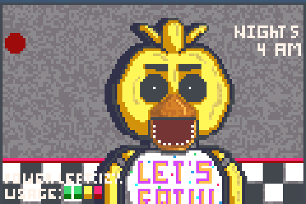 Preview FNaF Chica, Pxl World