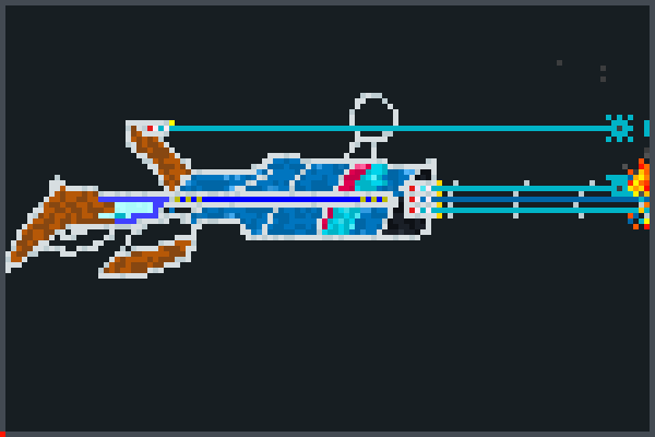 ICE LASER GUN!! Pixel Art