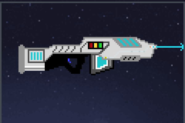laser gun 0.0 Pixel Art