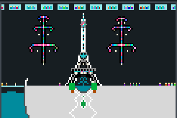 Da Monument Pixel Art