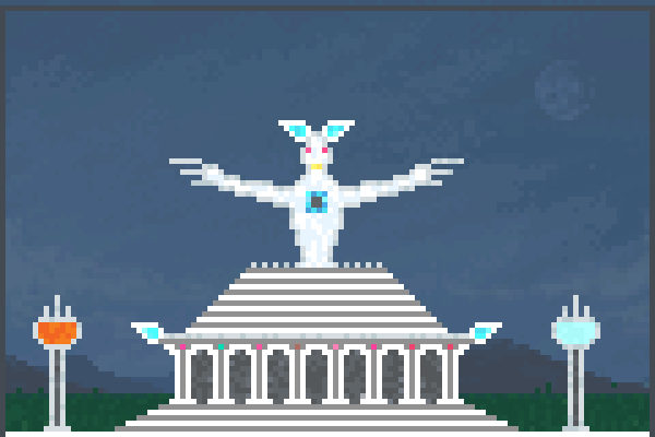 white monument Pixel Art