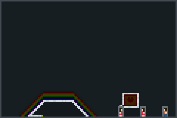  the rainbow 2. Pixel Art