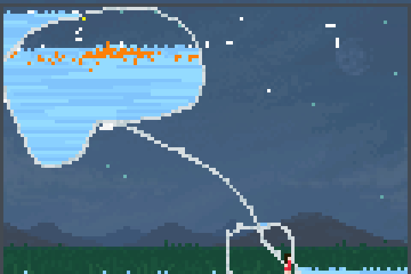 fish and people Pixel Art