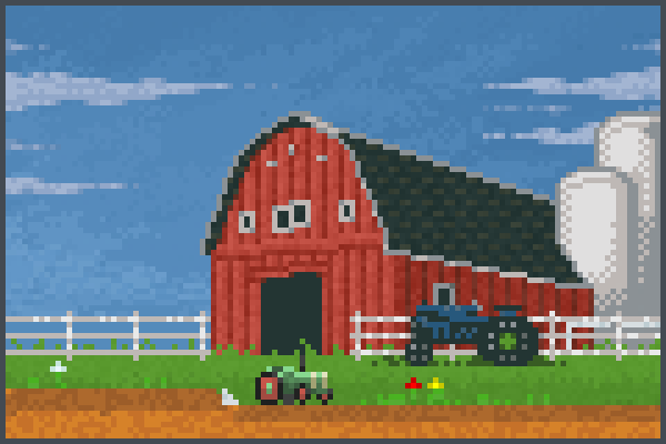fazenda,,.,.,., Pixel Art