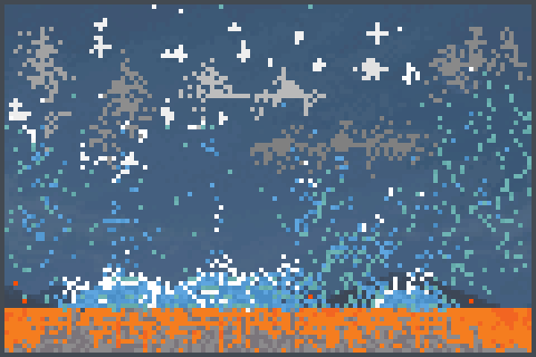 Its snowy Pixel Art