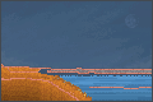 unsturdy bridge Pixel Art