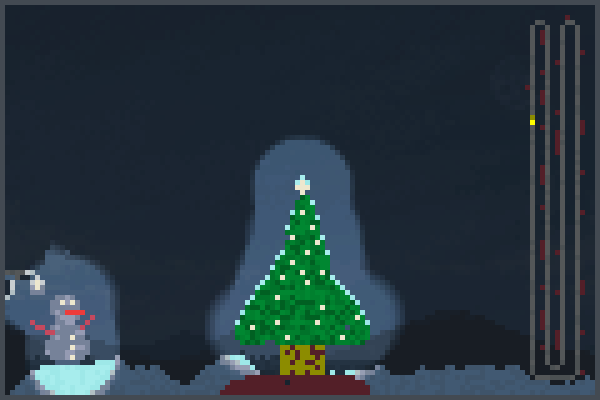 tree with man Pixel Art