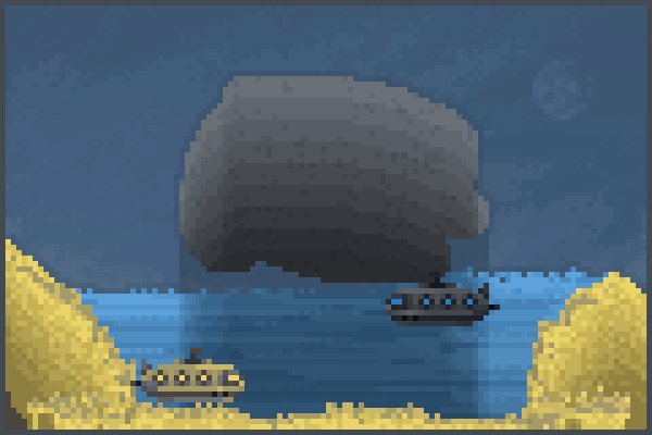 Submarine Cote Pixel Art