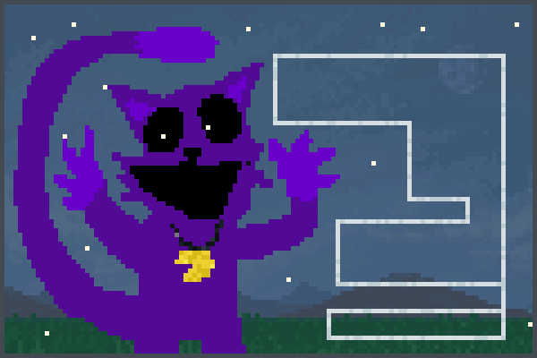  CatNap music 2 Pixel Art