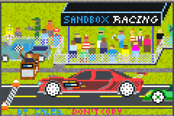 SANDBOX RACING Pixel Art
